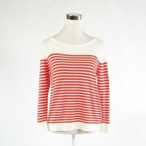 Fossil orange boat neck sweater S